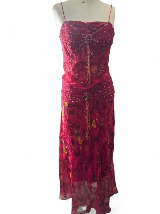 Sue Wong Dresses & Skirts - Sue Wong Nocturne hot pink silk & rayon ethereal fairy dress